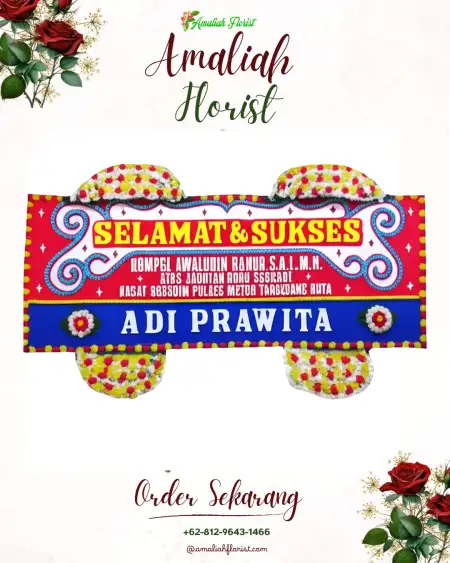 Papan Bunga Ucapan Selamat Fanayama