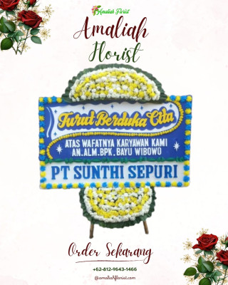 Papan Bunga Duka di Fanayama